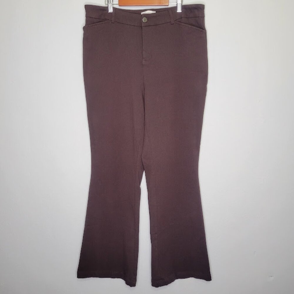 Cato Brown High Rise Pants Size 16W